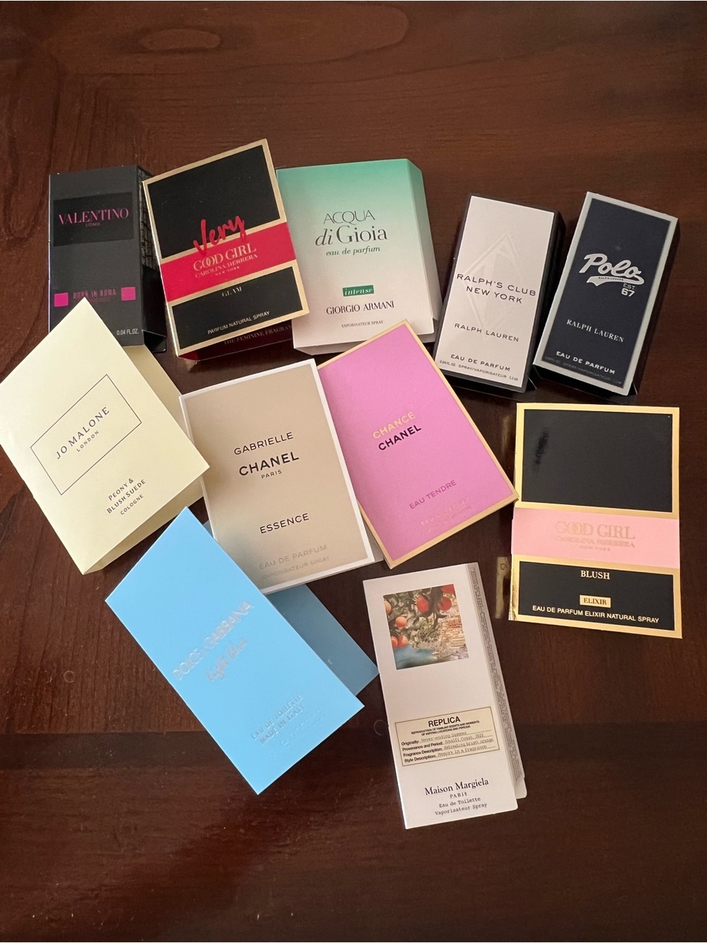 Perfume Sample Set with tote bag